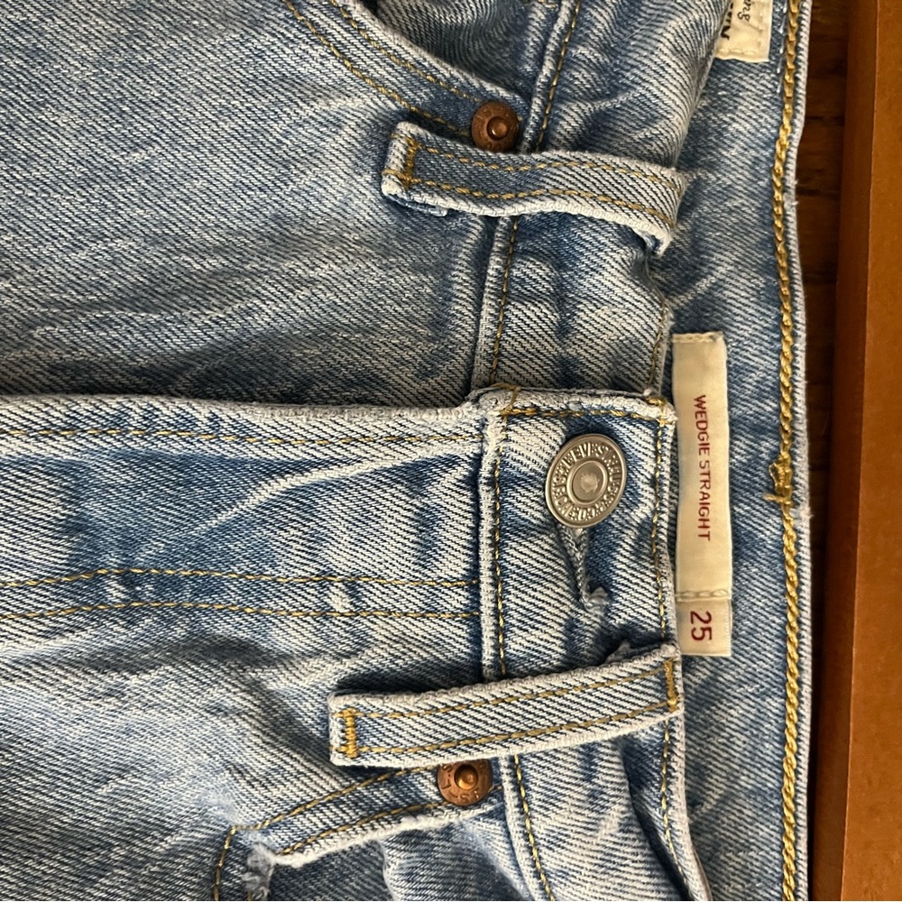 Levi's Blue Straight Jeans Classic Denim women’s jeans